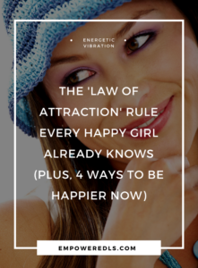 Law of Attraction Happy Girl